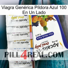 Viagra Genérica Píldora Azul 100 En Un Lado 11